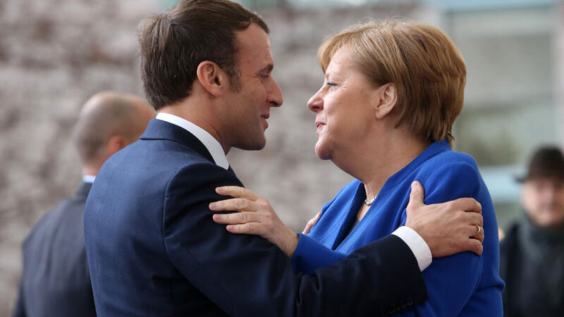 Vor CL-Halbfinale: Macron mit Bitte an Merkel