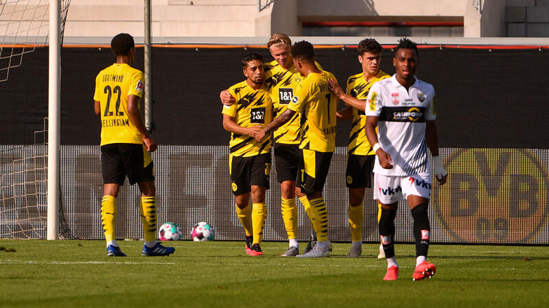 Haaland-Doppelpack im Test gegen Altach