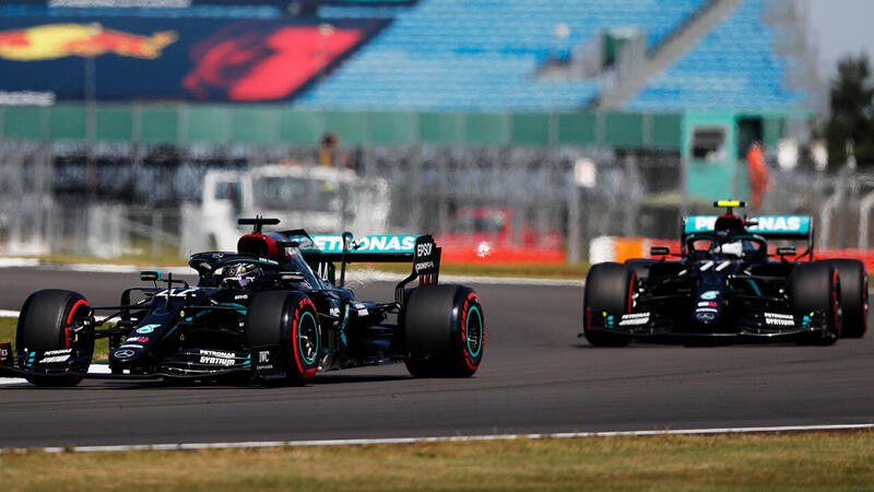 Mercedes-Show in Silverstone-Quali