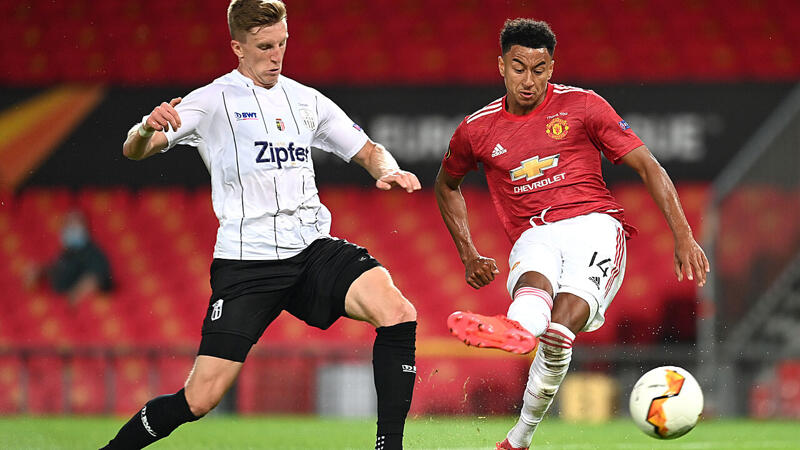 Knapper Sieg von <a href='/de/daten/news/fussball/manchester-united/' class='tag'>Manchester United</a> über den <a href='/de/daten/news/fussball/lask/' class='tag'>LASK</a>