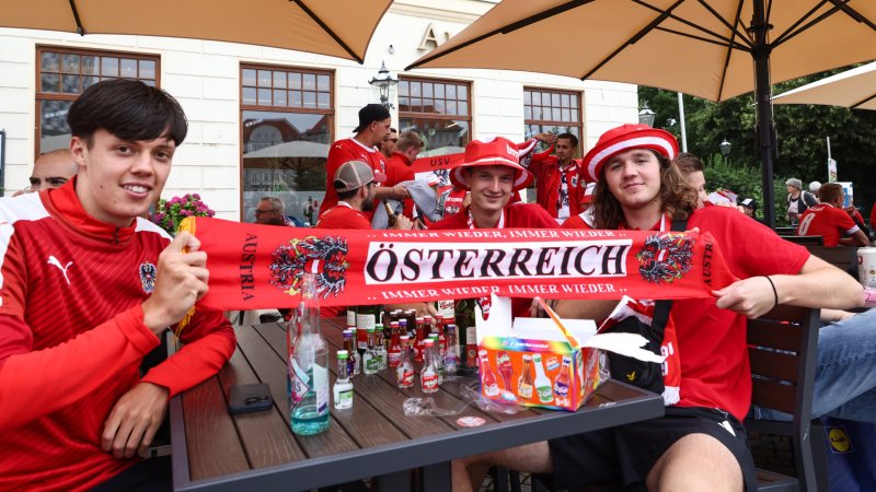 Die besten Fan-Bilder des Österreichs-Matchs in Leipzig