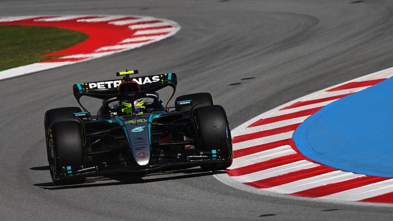 Mercedes überrascht im zweiten Spanien-Training