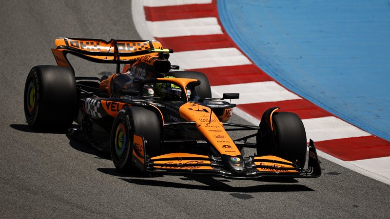 Norris holt im ersten Barcelona-Training Bestzeit