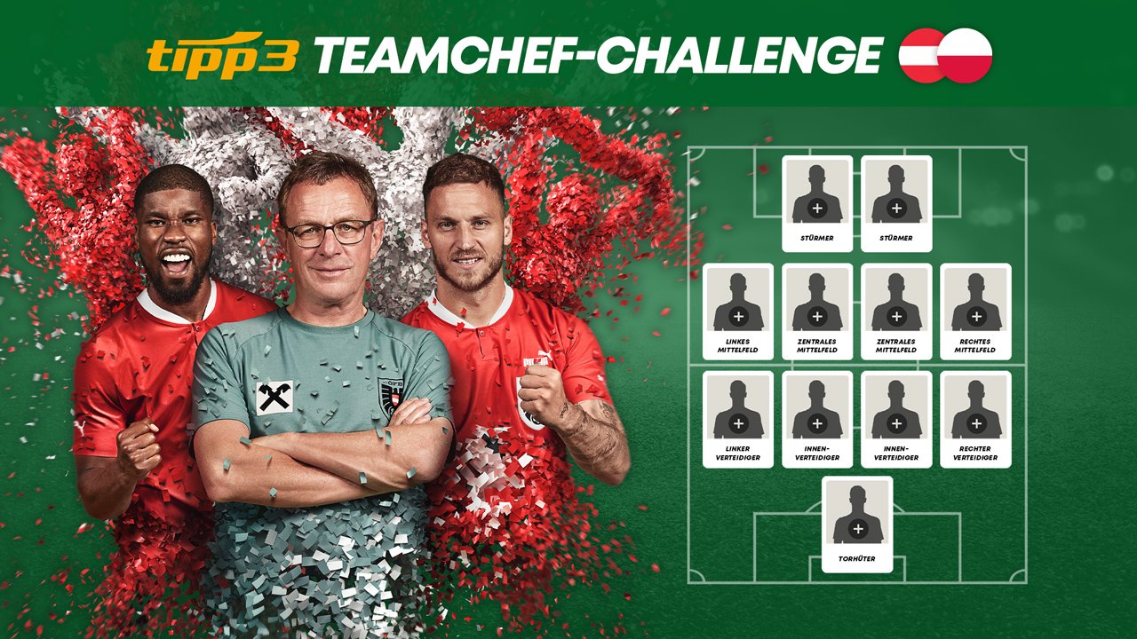 Deine ÖFB-Startelf gegen Polen - stimme ab!