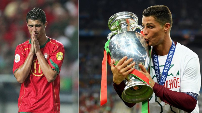 Tränen, Schmerz und Titel: Cristiano Ronaldos EM-Zeitreise
