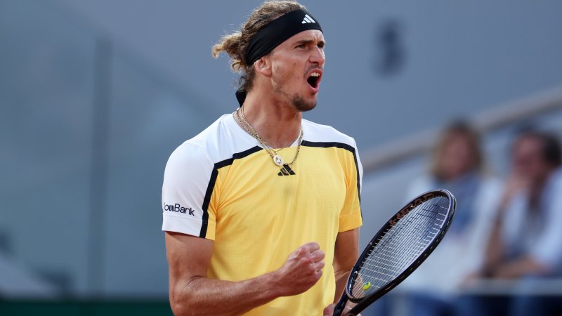 Zverev zieht souverän ins Halbfinale der French Open ein
