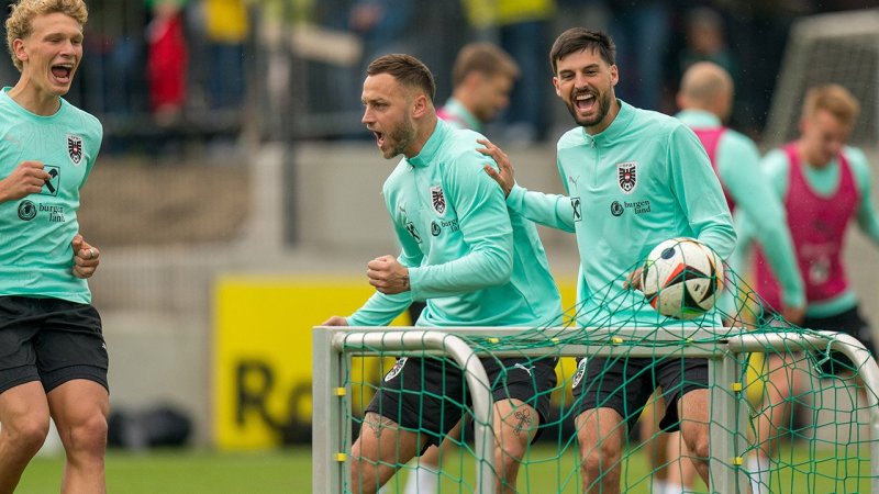 Es geht los! Die Bilder vom ersten ÖFB-Trainingsauftritt