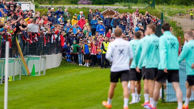 Es geht los! Die Bilder vom ersten ÖFB-Trainingsauftritt