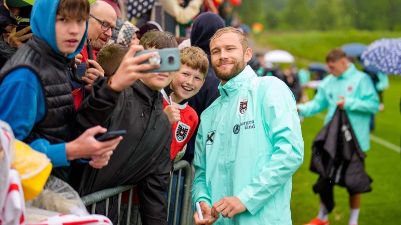 Es geht los! Die Bilder vom ersten ÖFB-Trainingsauftritt