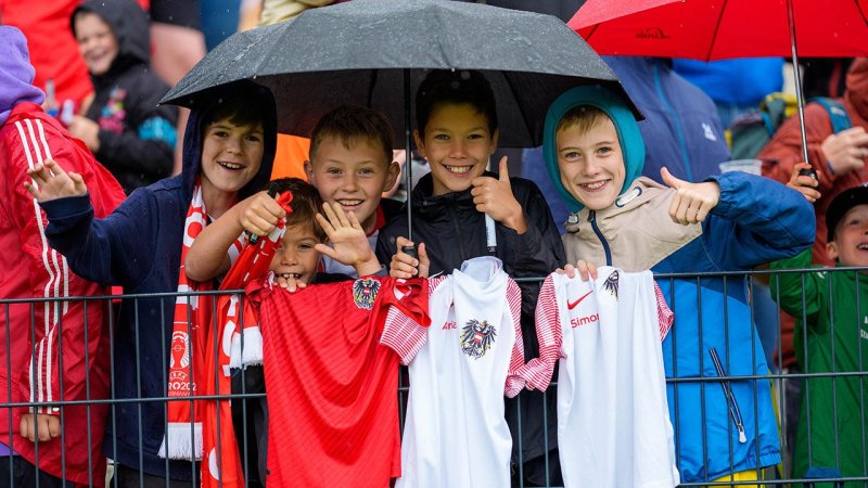 Es geht los! Die Bilder vom ersten ÖFB-Trainingsauftritt