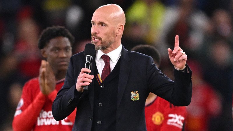 Trainer Ten Hag glaubt nicht an Aus bei Manchester United
