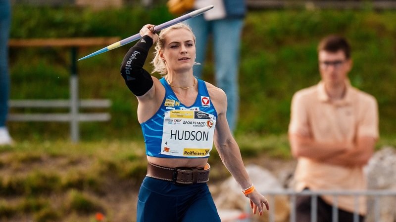 Speerwerferin Hudson zeigt mit neuem Rekord auf
