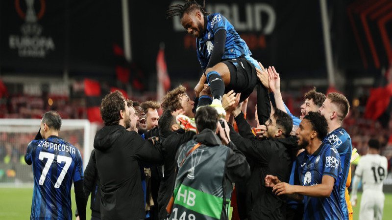 Bayer entzaubert! Atalantas Europa-League-Party in Bildern