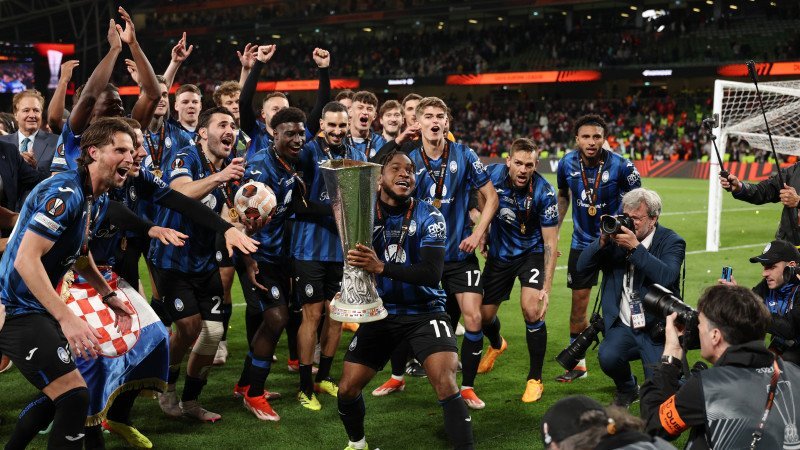 Bayer entzaubert! Atalantas Europa-League-Party in Bildern