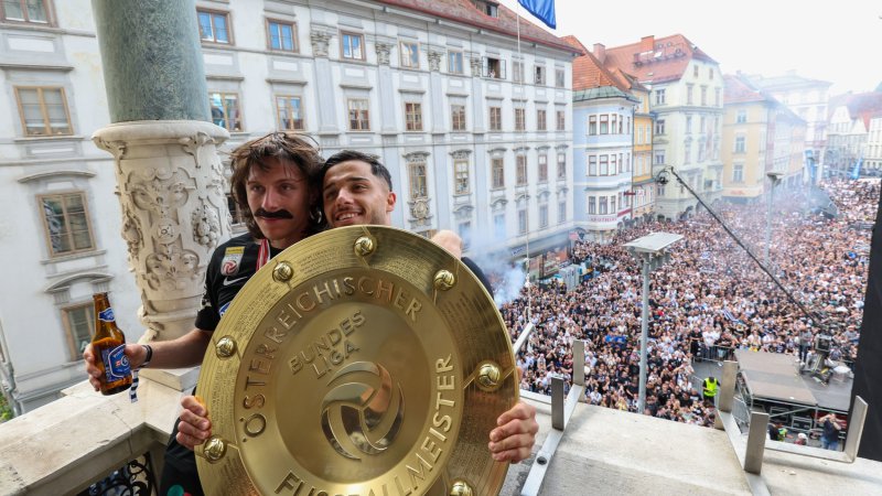 Party am Grazer Hauptplatz! So feiert Sturm das Double