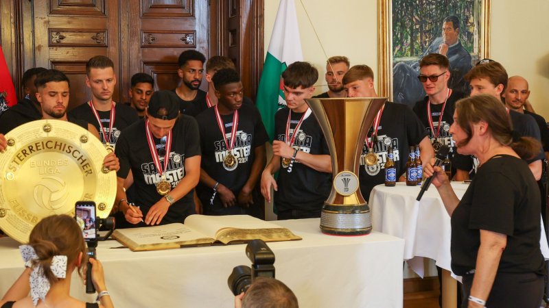 Party am Grazer Hauptplatz! So feiert Sturm das Double