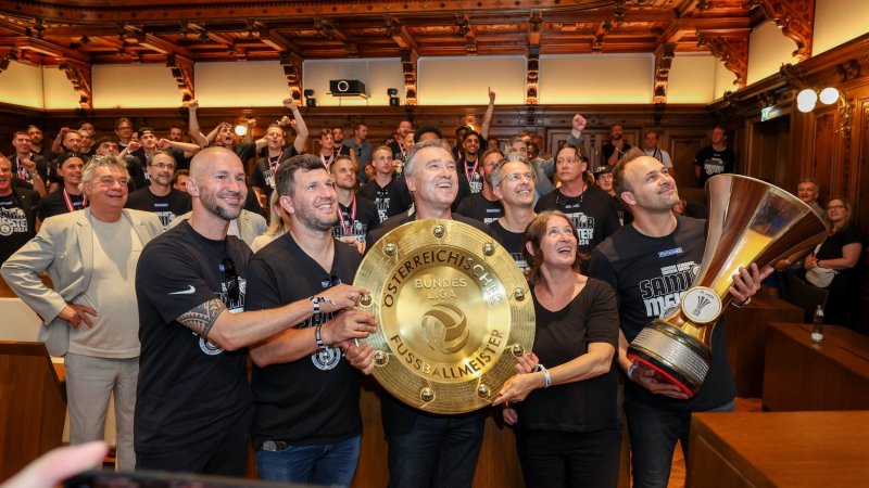 Party am Grazer Hauptplatz! So feiert Sturm das Double