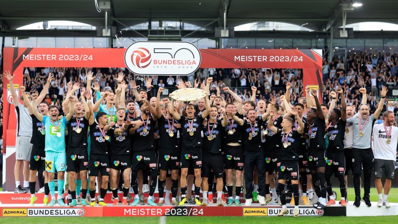 Party-Pics: So feiert Sturm den vierten Meistertitel