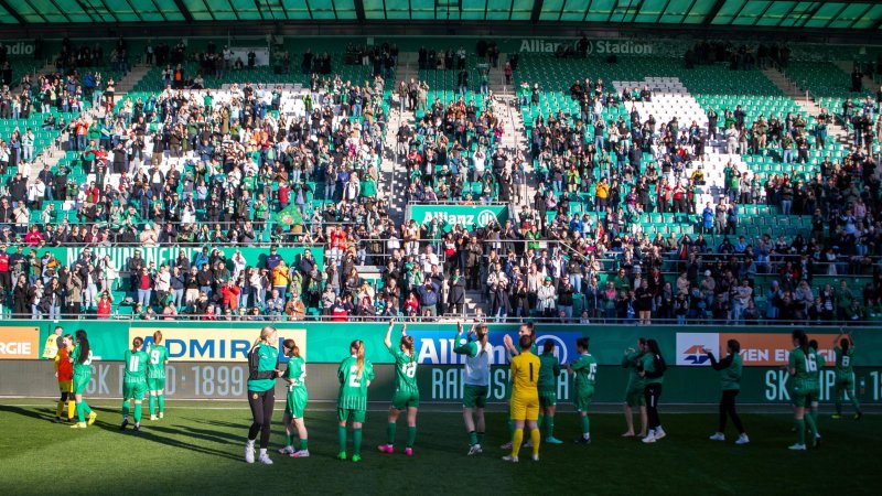 Gegen Kultklub! Rapid strebt Frauen-Publikumsrekord an
