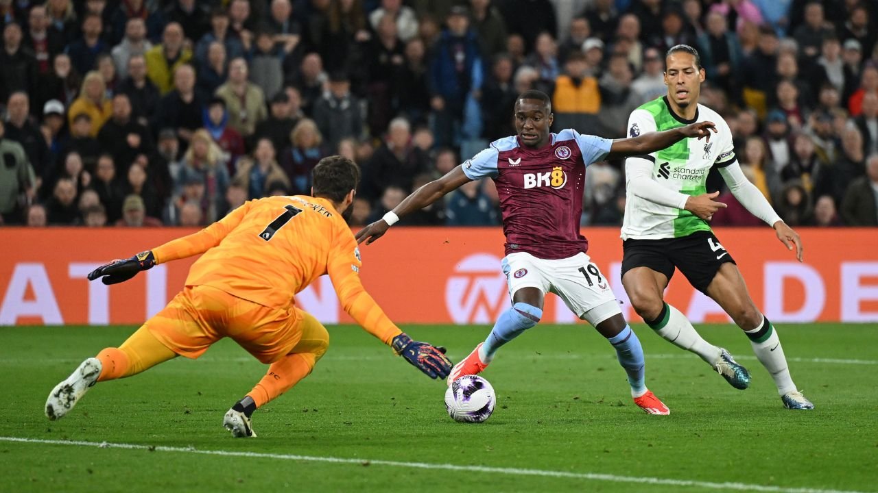 Aston Villa gleicht in wildem Spiel gegen Liverpool spät aus