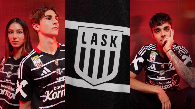 Mit neuen Ausrüstern! So sehen die LASK-Trikots 2024/25 aus