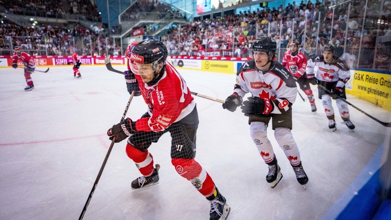 ÖEHV-Team unterliegt Kanada nach starkem Kampf im WM-Test