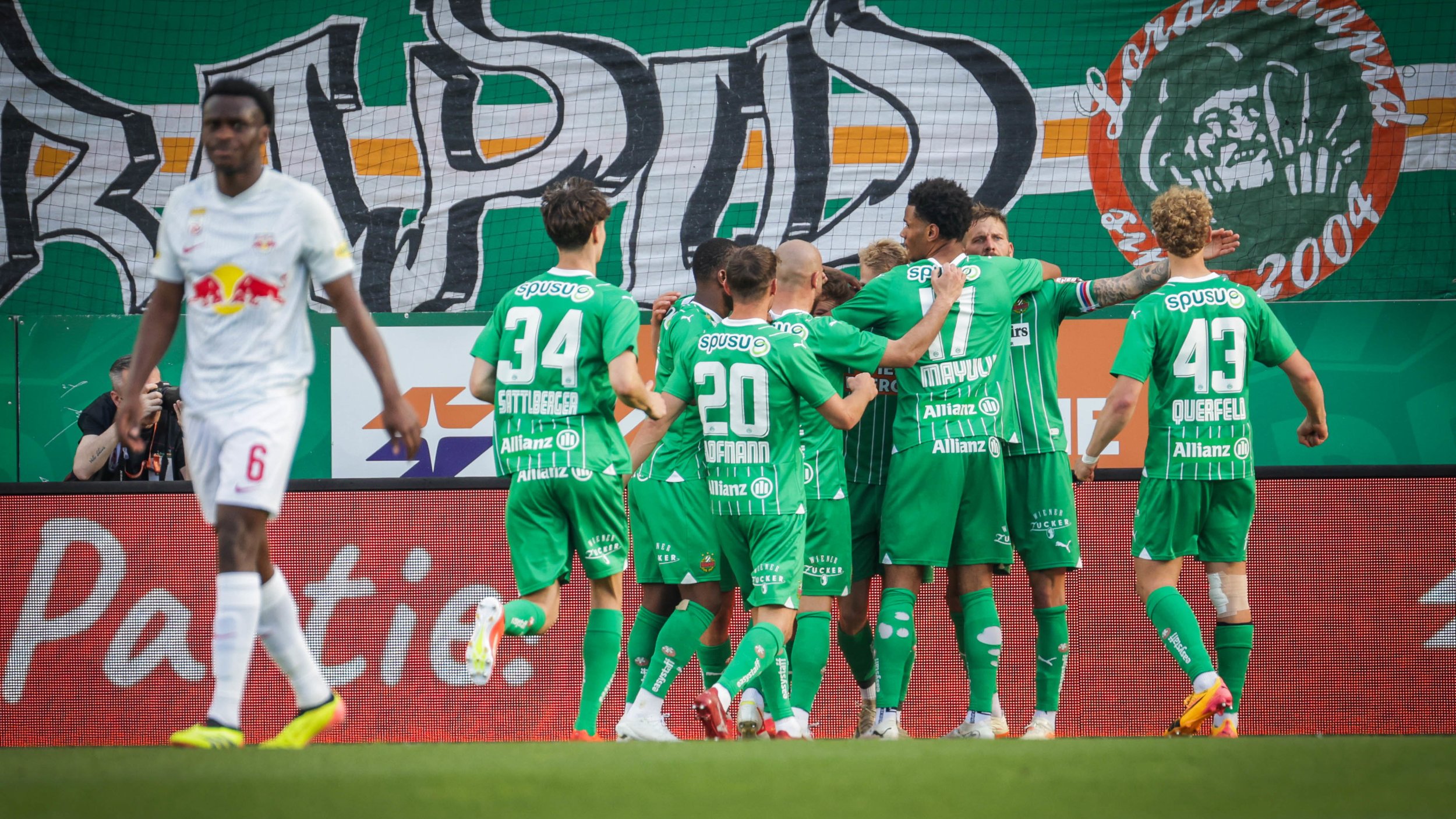 Rapid verpasst Salzburg Dämpfer im Titelkampf