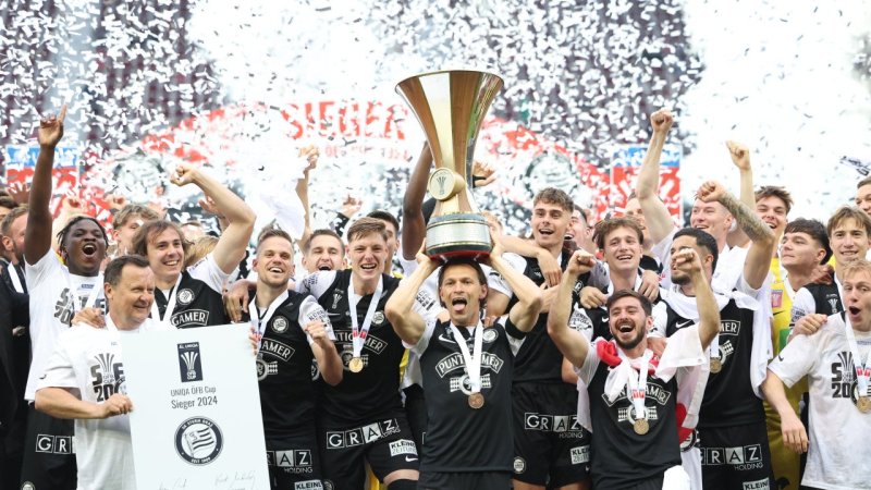 Steirer-Party! Die Jubelbilder des ÖFB-Cup-Siegers