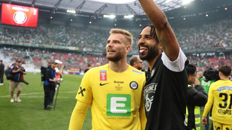 Steirer-Party! Die Jubelbilder des ÖFB-Cup-Siegers