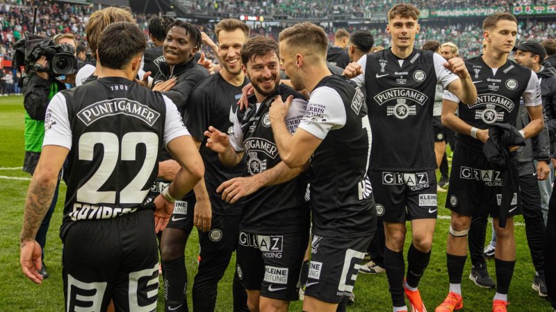 Steirer-Party! Die Jubelbilder des ÖFB-Cup-Siegers