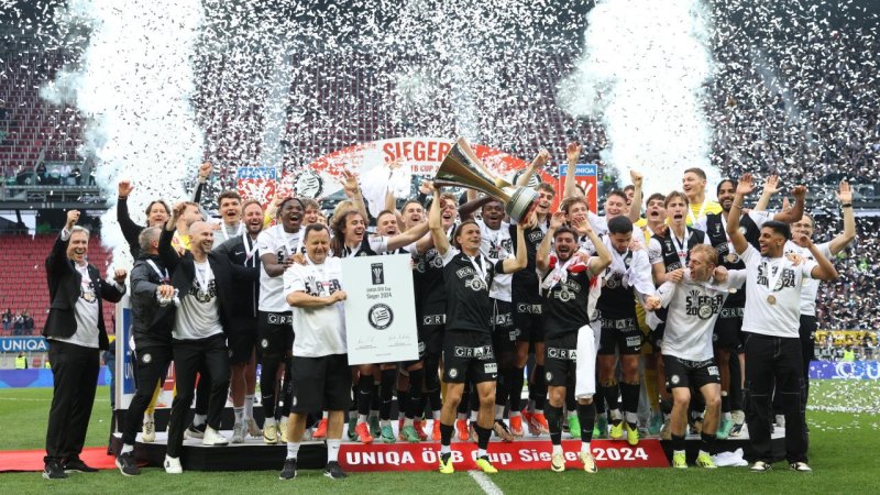 Steirer-Party! Die Jubelbilder des ÖFB-Cup-Siegers