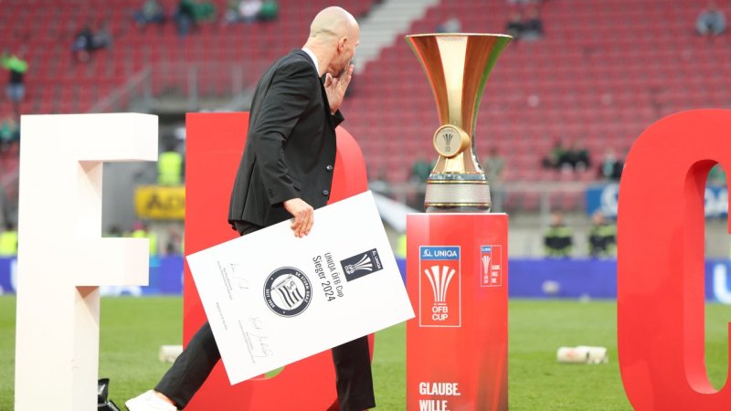 Steirer-Party! Die Jubelbilder des ÖFB-Cup-Siegers