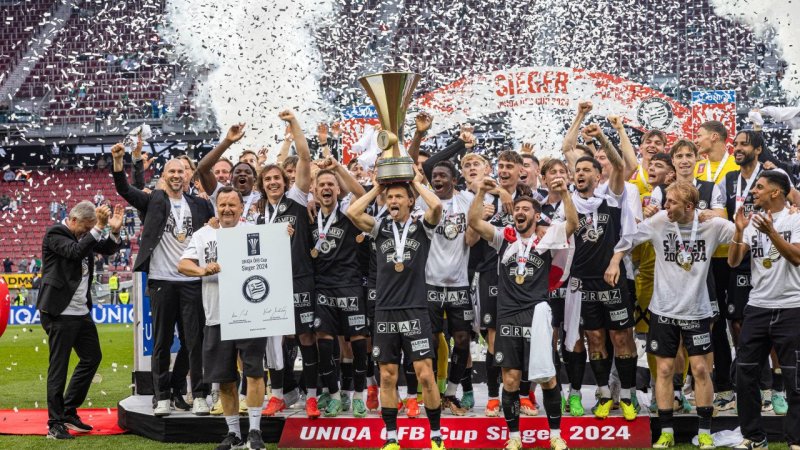 Steirer-Party! Die Jubelbilder des ÖFB-Cup-Siegers
