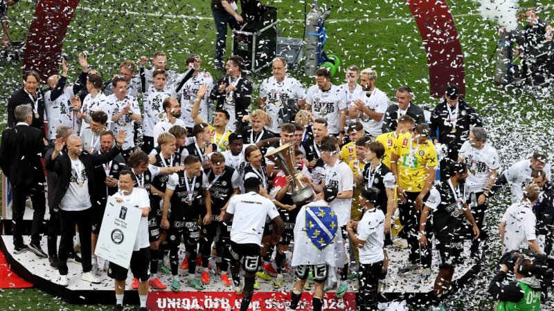 Steirer-Party! Die Jubelbilder des ÖFB-Cup-Siegers