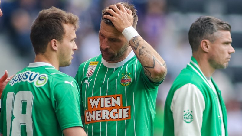 Rapid nach 0:5 bedient: "In allen Belangen zu wenig!"