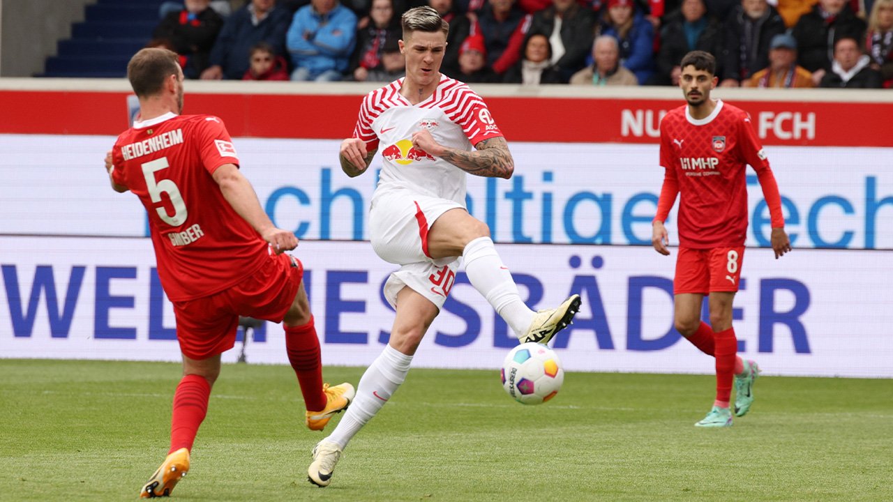 Dovedan-Tor reicht nicht: Leipzig biegt auch Heidenheim