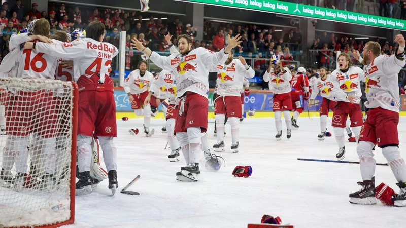 Die besten Bilder der Meister-Party des EC Red Bull Salzburg