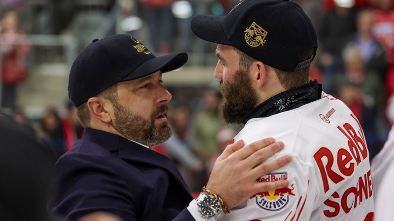 Die besten Bilder der Meister-Party des EC Red Bull Salzburg