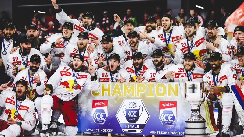 Die besten Bilder der Meister-Party des EC Red Bull Salzburg
