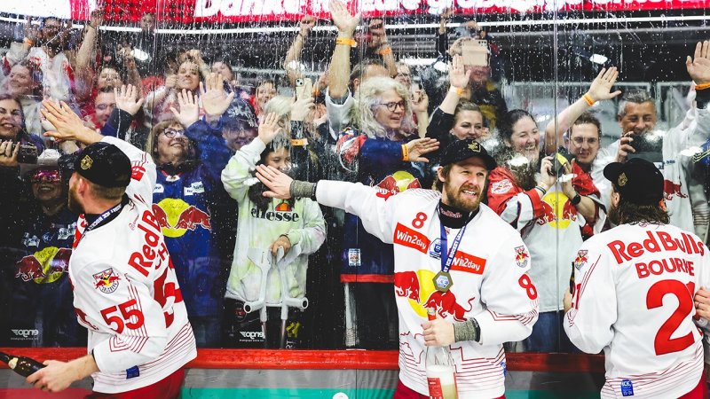 Die besten Bilder der Meister-Party des EC Red Bull Salzburg
