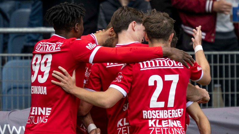 GAK dreht Partie gegen St. Pölten nach Blitzrückstand