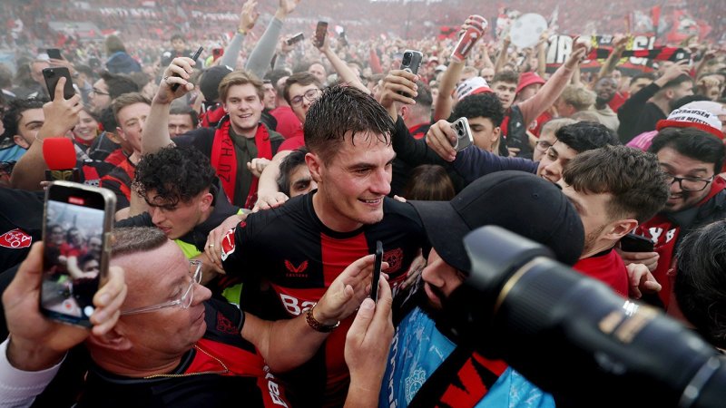 Bayer-Feier! Die Bilder der wilden Leverkusen-Party