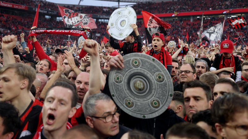 Bayer-Feier! Die Bilder der wilden Leverkusen-Party