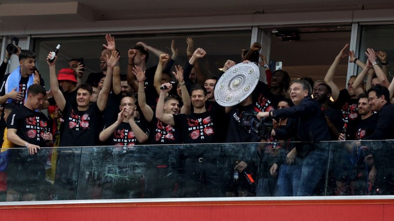 Bayer-Feier! Die Bilder der wilden Leverkusen-Party