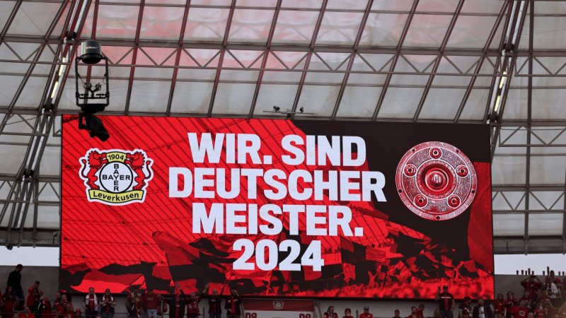 Bayer-Feier! Die Bilder der wilden Leverkusen-Party