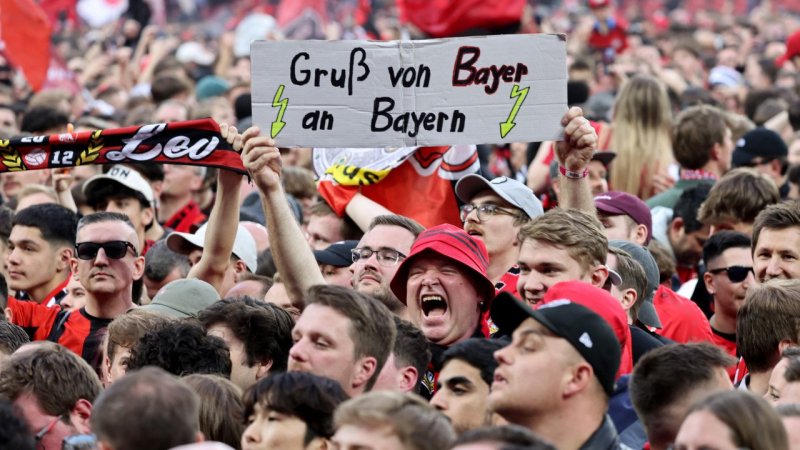 Bayer-Feier! Die Bilder der wilden Leverkusen-Party