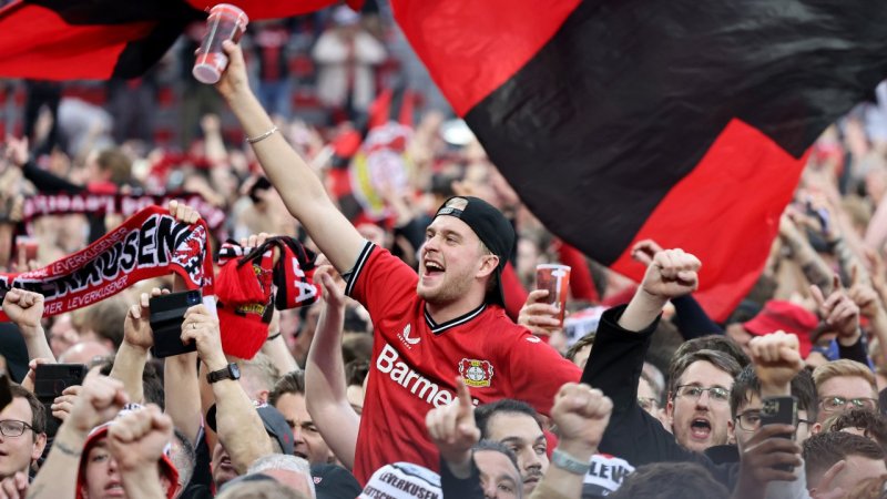 Bayer-Feier! Die Bilder der wilden Leverkusen-Party