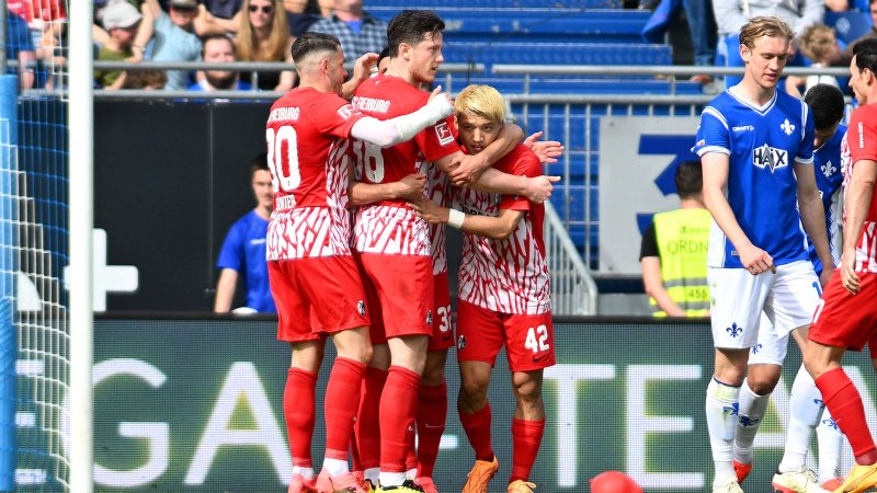 Gregoritsch-Assist! Freiburg siegt knapp in Darmstadt