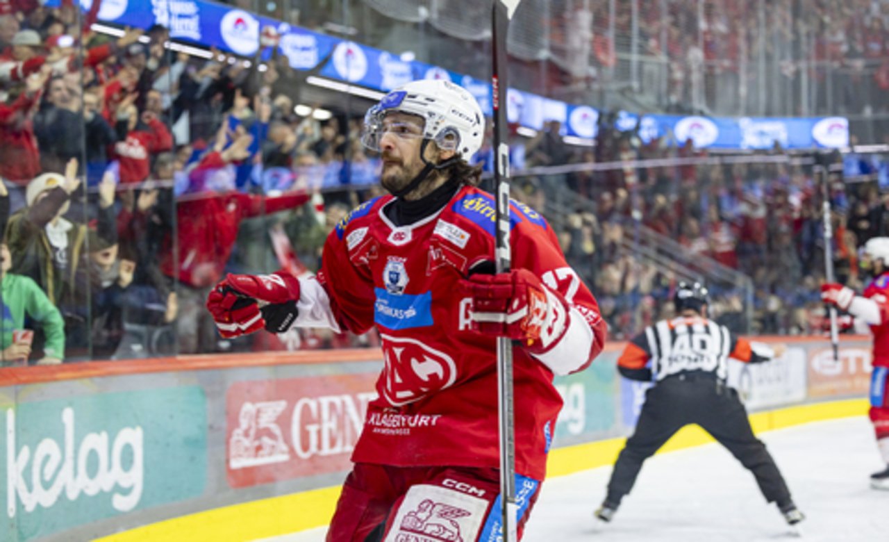 Dominanter <a href='/de/daten/news/eishockey/kac/' class='tag'>KAC</a> erobert die Serienführung