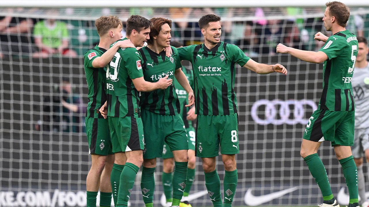 Gladbach vermasselt Hasenhüttls Heimdebüt bei den "Wölfen"